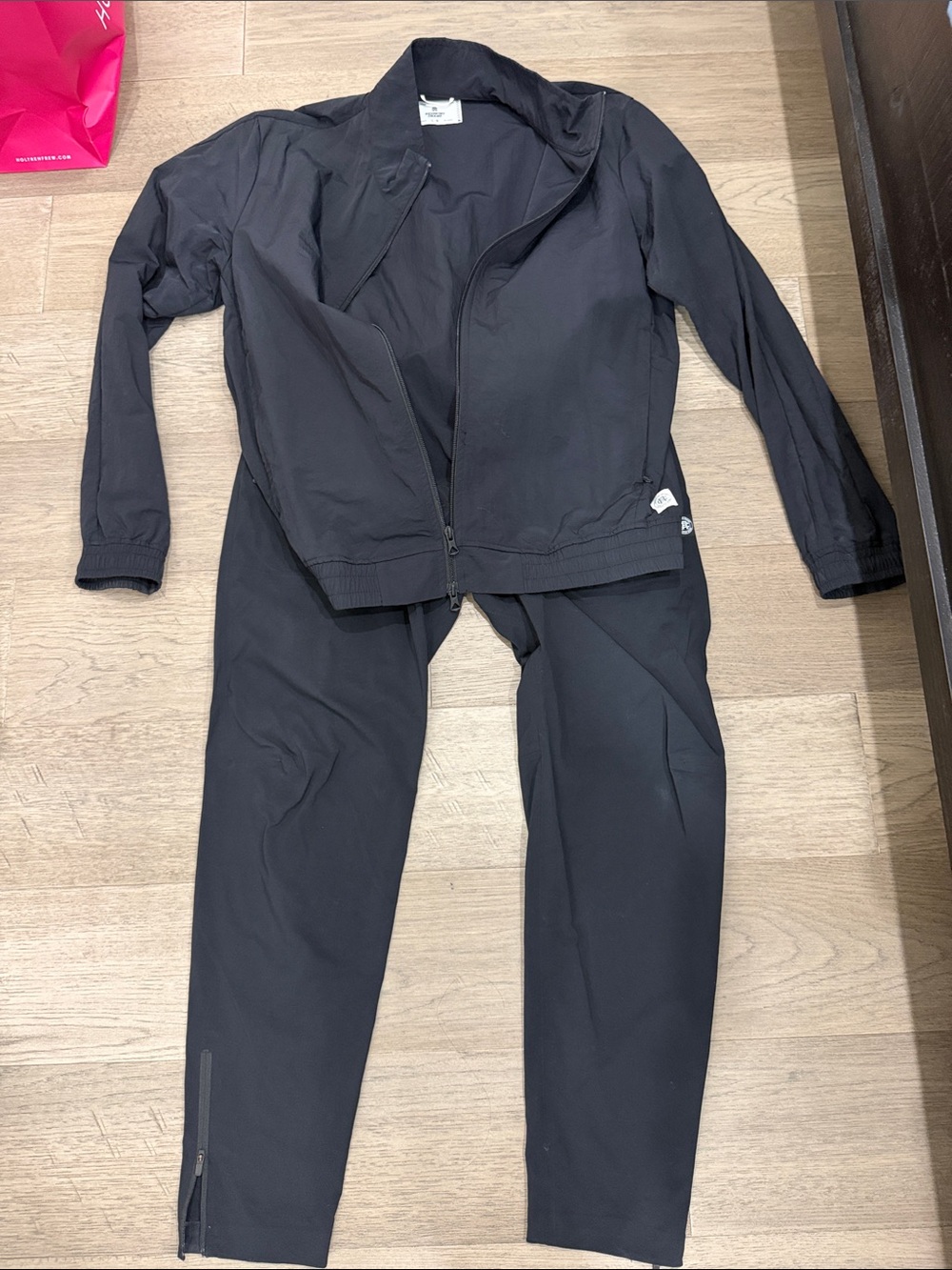 Reigning Champ Black Track Jacket & Pants Set - Performance Activewear